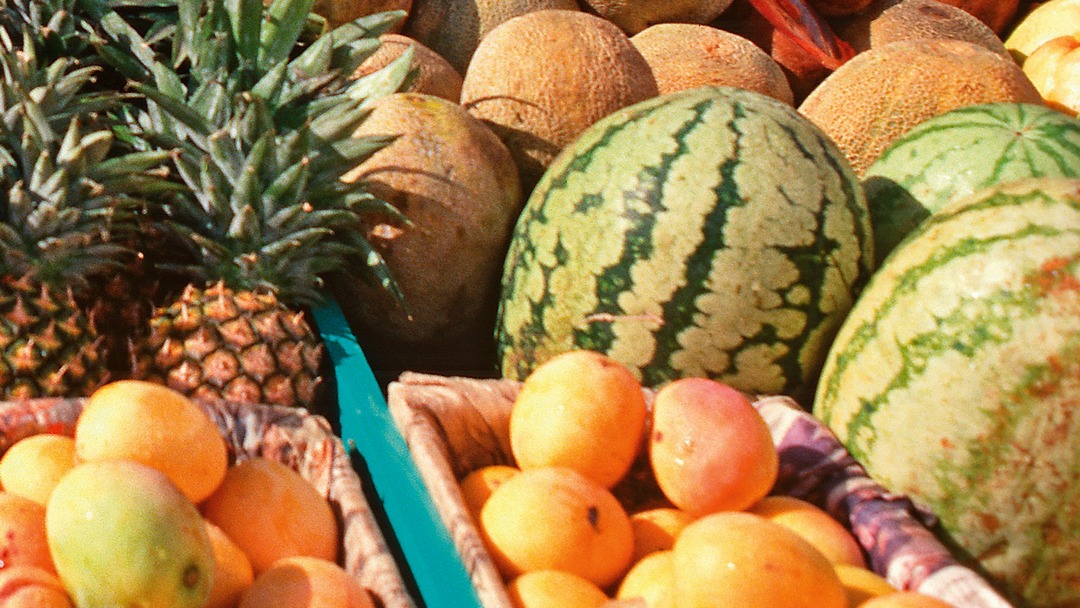 Tropical fruits are available everywhere in the Dominican Republic