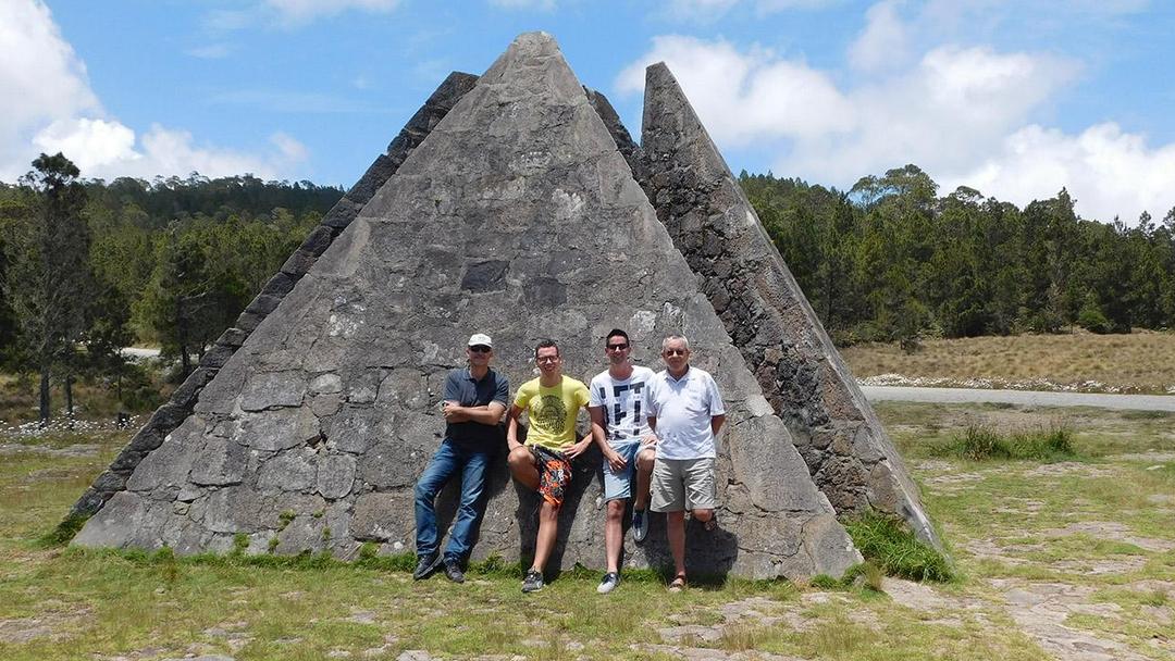 The pyramid at Parque Nacional Valle Nuevo