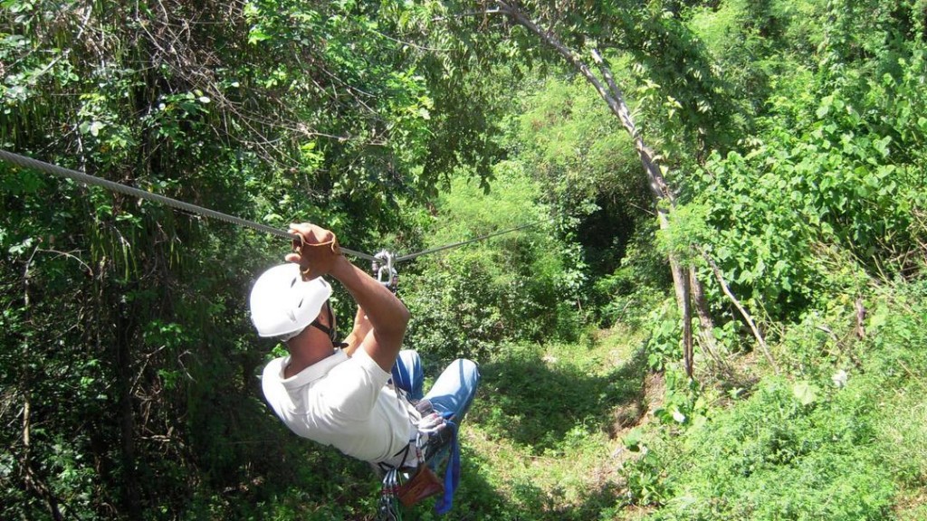 Ziplining in the Dominican Republic