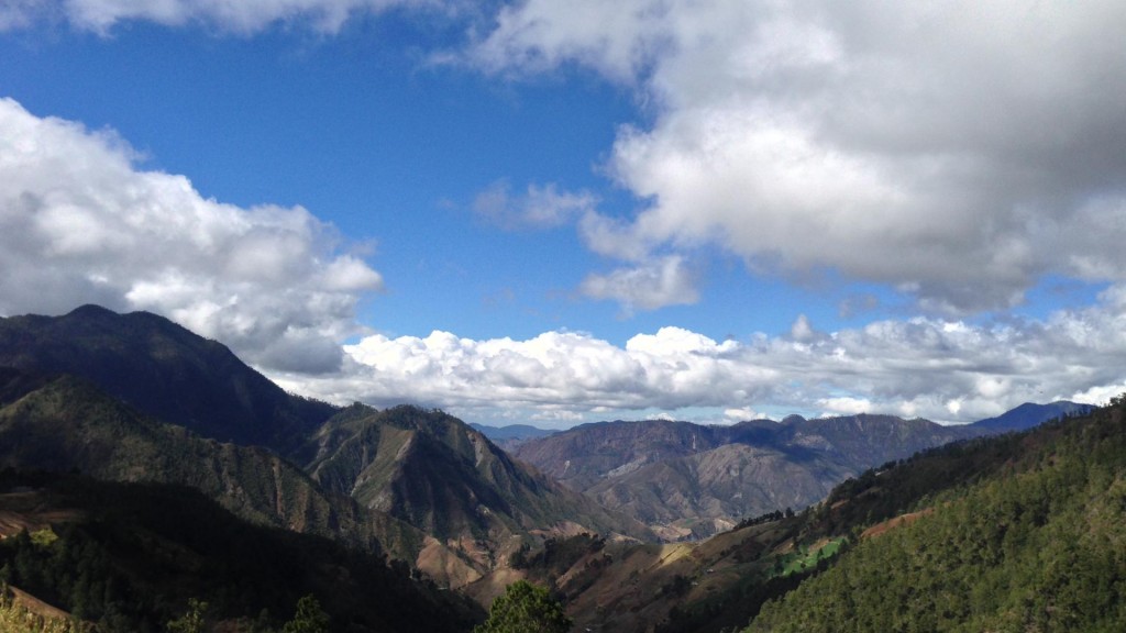 View of the Cordillera Central