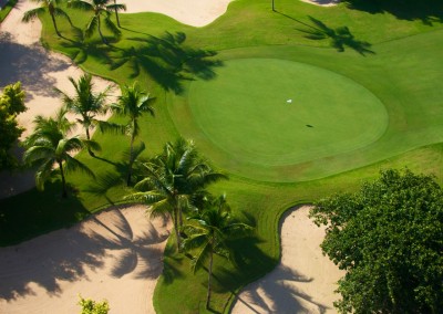 Hole 9 at the Cocotal Golf & Country Club