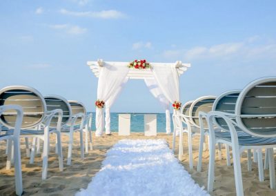 Beachfront destination wedding ceremony in the Caribbean - Emotions by Hodelpa, Playa Dorada, Puerto Plata