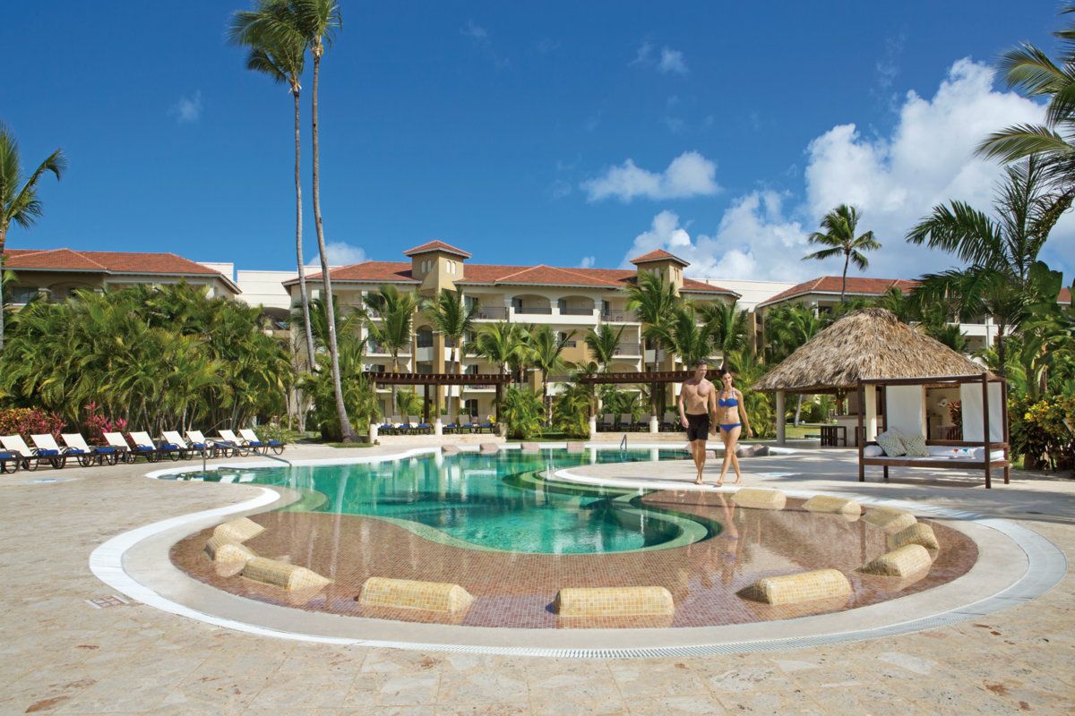 Preferred Club Pool at the all inclusive hotel Now Larimar in Punta Cana, Dominican Republic