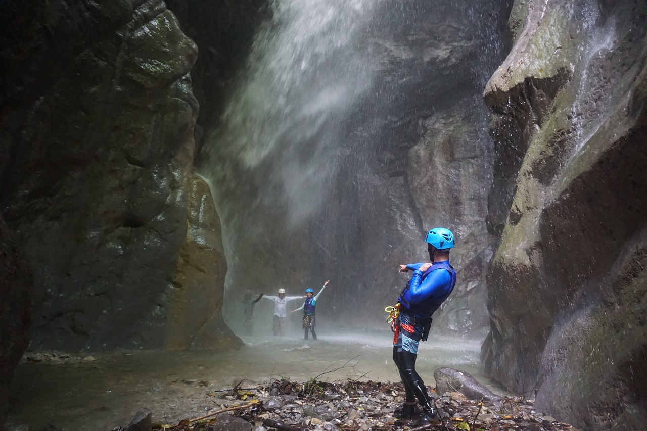 Canyoning bei Los Cacaos