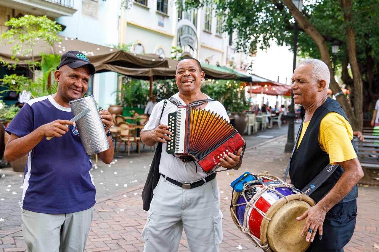 Strassenmusiker Zona Colonial, Santo Domingo
