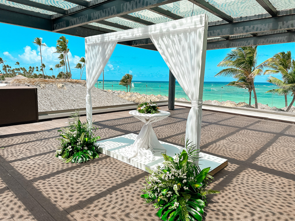 Beautiful Wedding Ceremony at the Sky Terrace, Royalton Bavaro Resort & Casin Punta Cana
